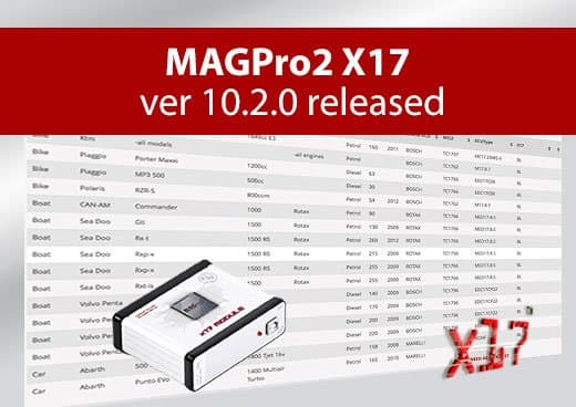 MAGPro2 X17 ver 10.2.0 released